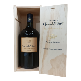 Coffret 1 Magnum de Château Grand Bert AOC Saint Emilion Grand Cru 2022